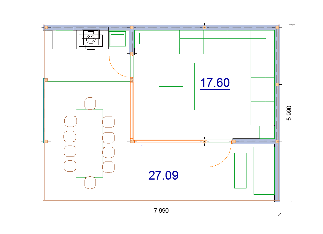 Беседка 6х8 Минимализм 156