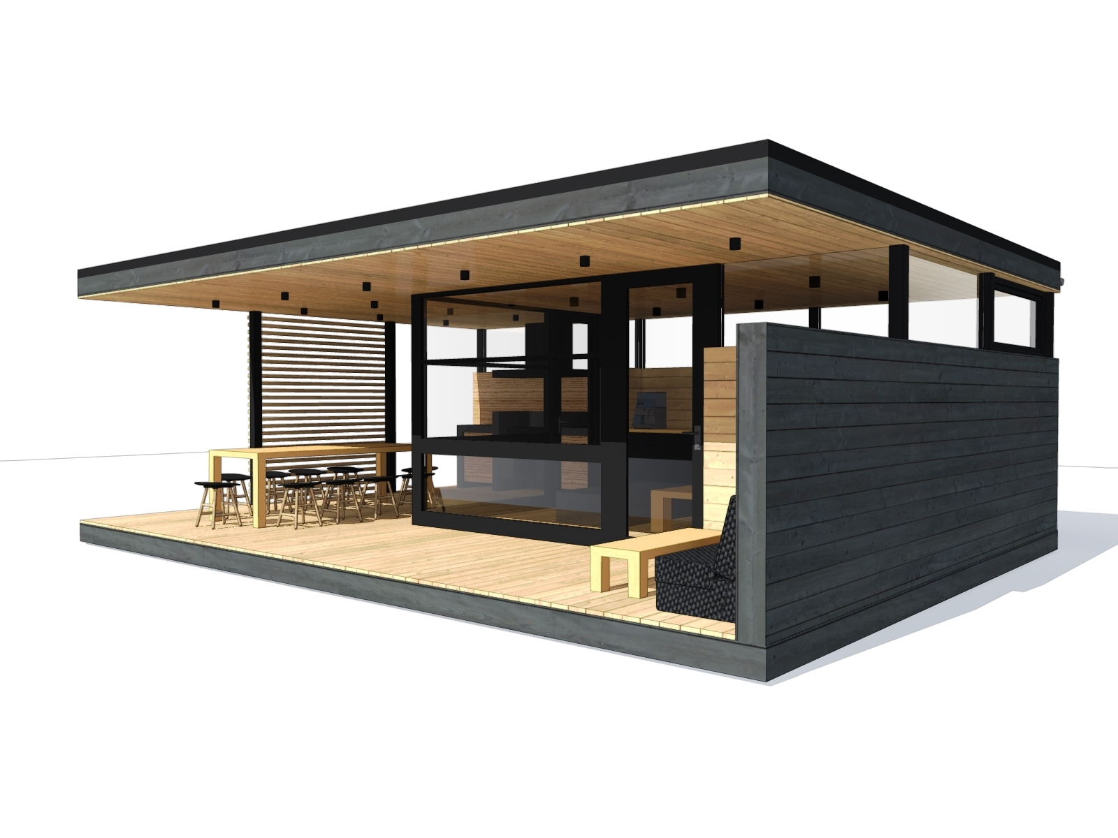 Беседка 6х8 Минимализм 156