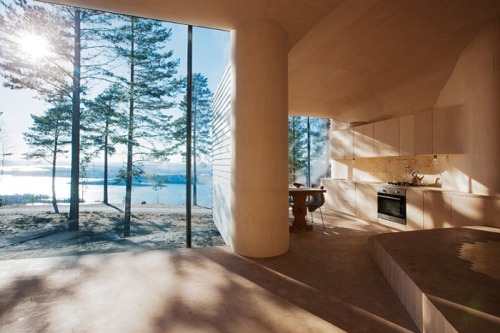 Оригинальный монолитный дом в Норвегии